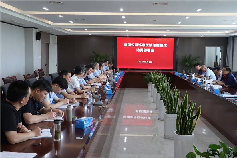 公司召開集團(tuán)公司巡察反饋問題整改動員部署會 公司召開集團(tuán)公司巡察反饋問題整改動員部署會